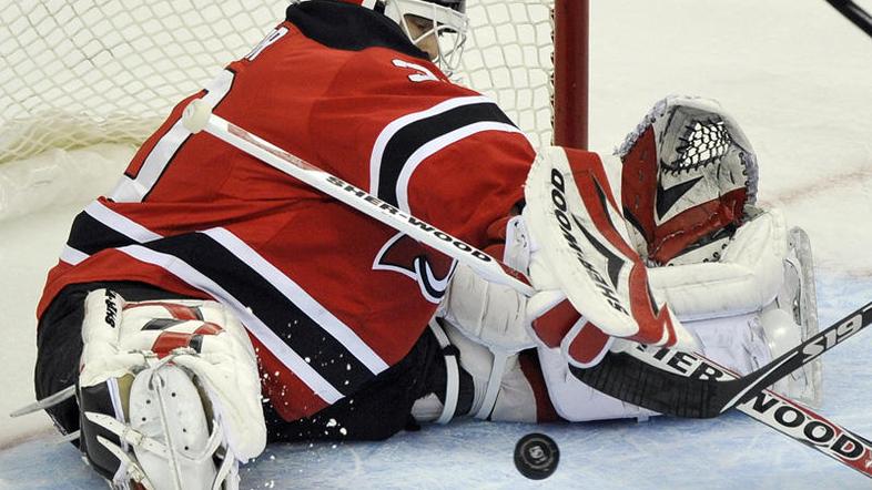 Martin Brodeur je bil že doslej rekorder v številu zmag v ligi NHL. (Foto: Reute