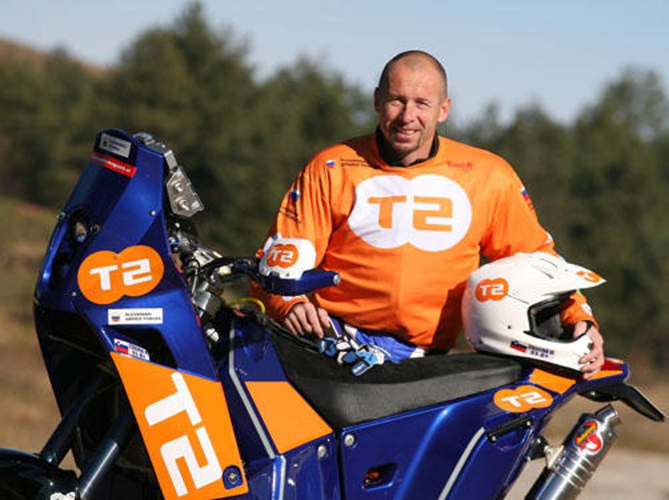 (Foto: Peter Kavčič) Stanovnik T2 portret motor reli Dakar