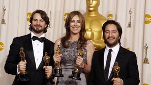 Mark Boal, Kathryn Bigelow in Greg Shapiro, ustvarjalci filma Bombna misija, ki 