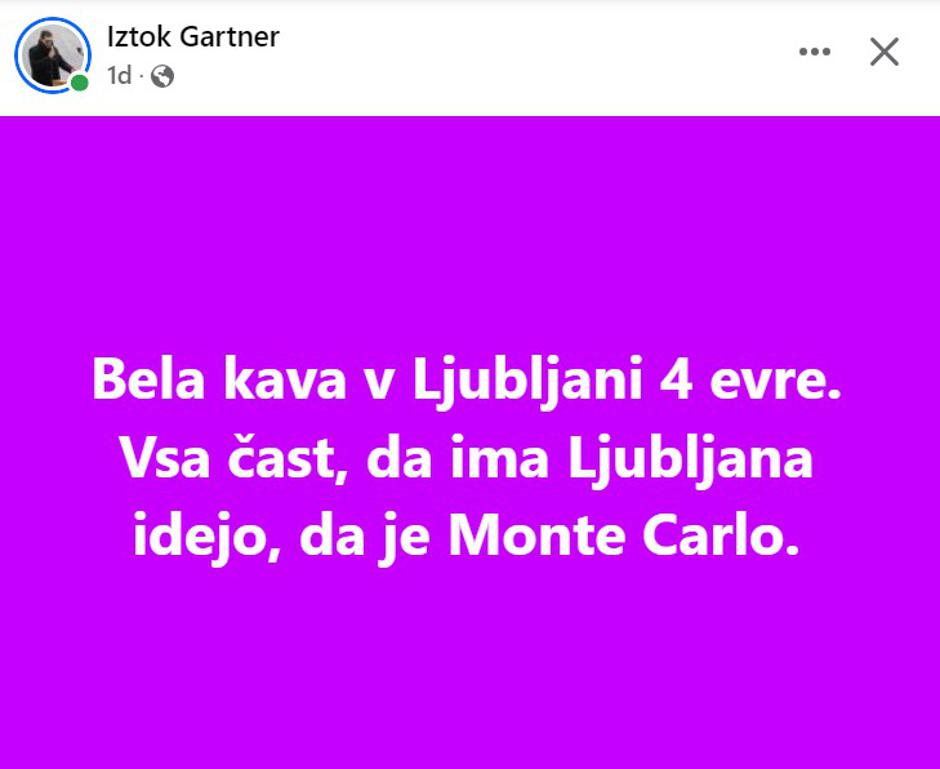 Iztok Gartner | Avtor: Facebook