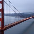 Šest metrov pod cestno površino na mostu Golden Gate Bridge oziroma 64 metrov na