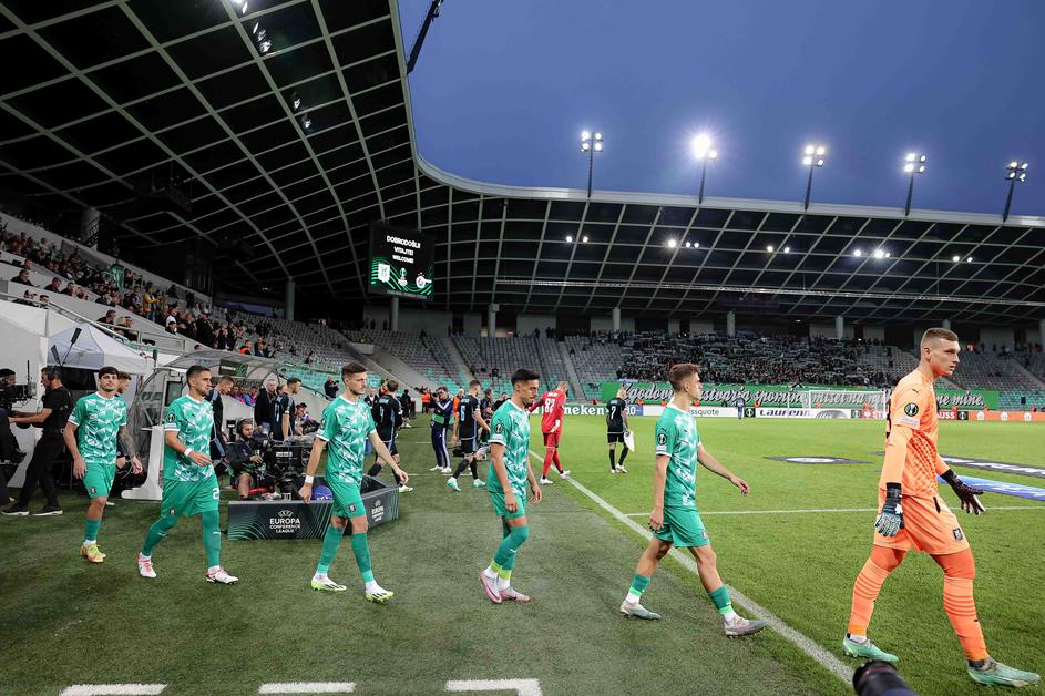 nogomet Olimpija Ljubljana - Slovan Bratislava