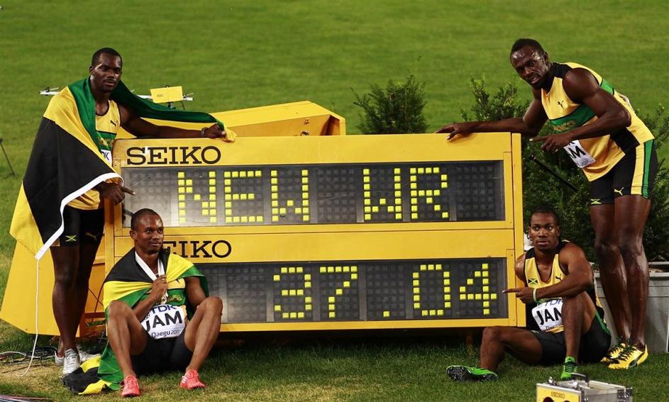 usain bolt štafeta sp daegu