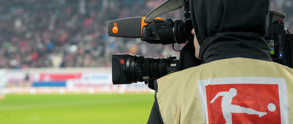 TV kamere na tekmi Bundeslige