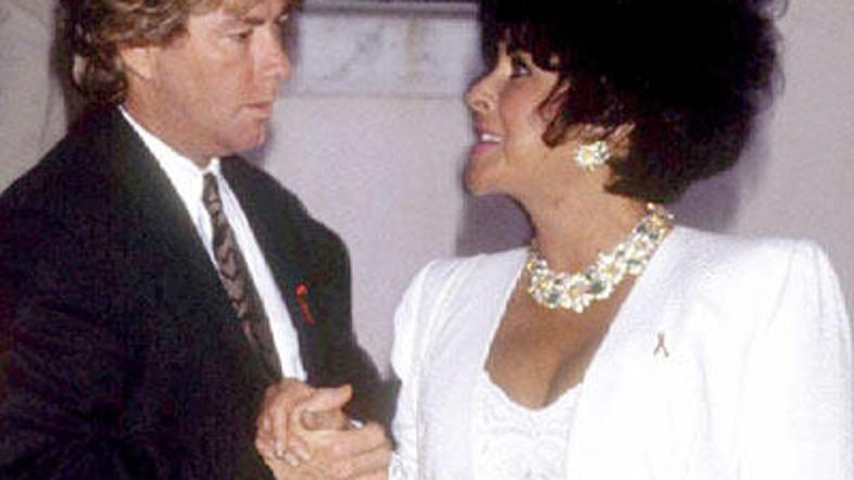 Elizabeth Taylor in Larry Fortensky sta bila poročena pet let.