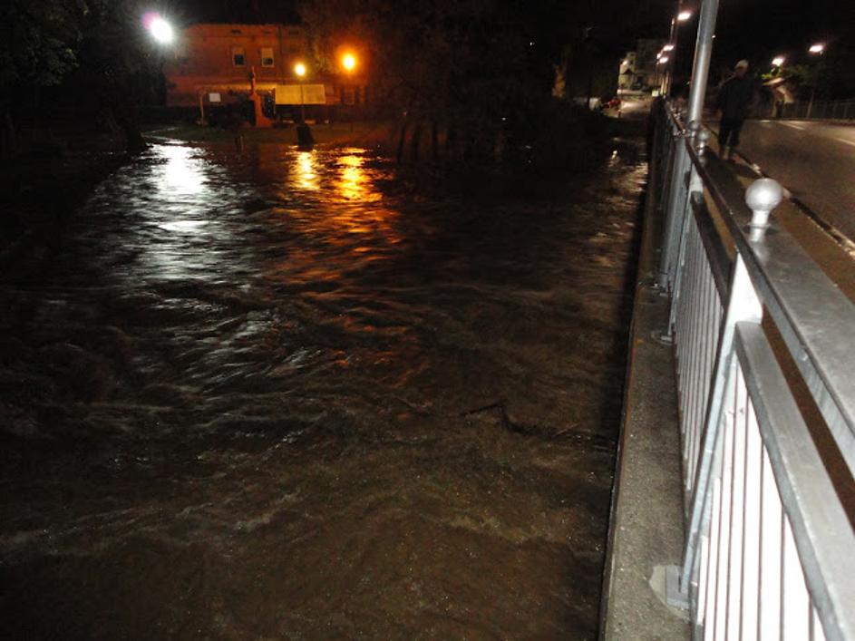 Poplave na širšem goriškem območju