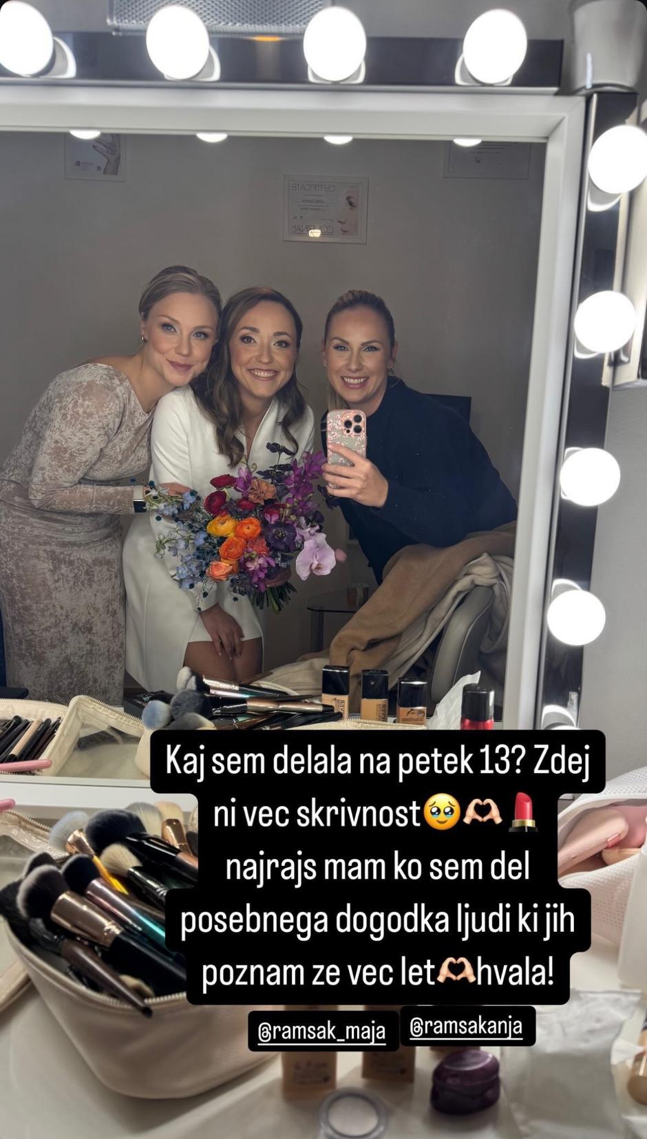 Anja Ramšak nevesta | Avtor: instagram