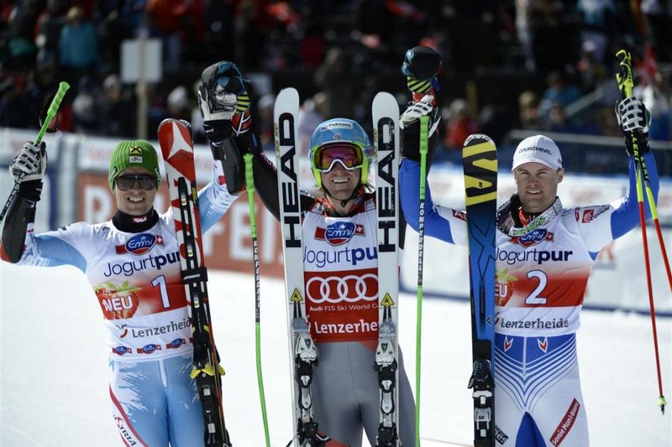 Ligety Hirscher Pinturault Lenzerheide veleslalom svetovni pokal alpsko smučanje