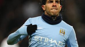 Carlosa Teveza napad Manchester Cityja zelo pogreša. (Foto: Reuters)