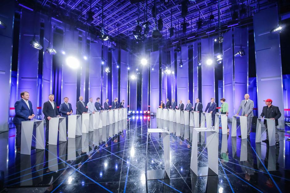 Soočenje predsednikov strank na TV Slovenija | Avtor: Saša Despot