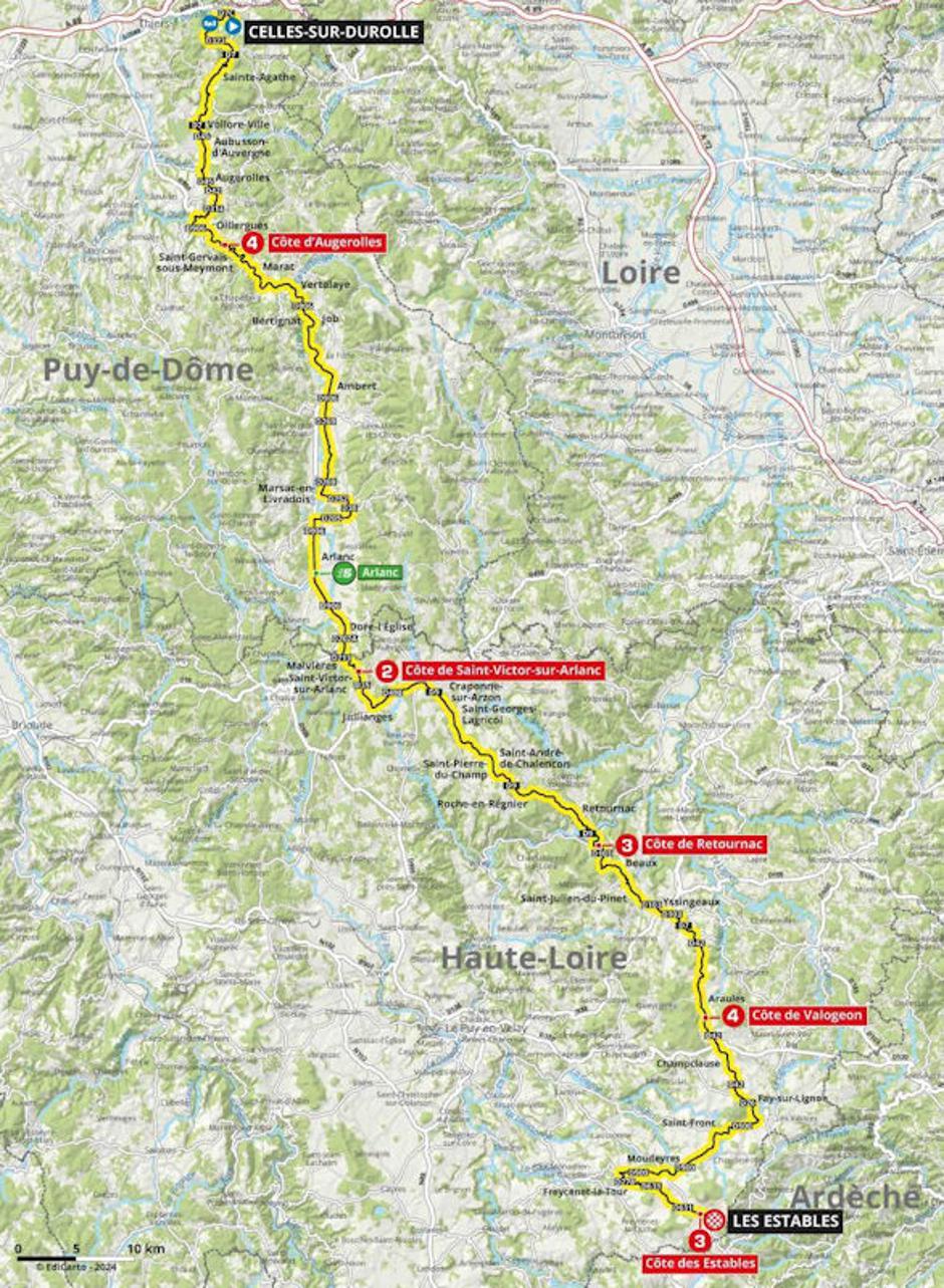 Trasa 3. etape kriterija Dauphine | Avtor: Cyclingstage