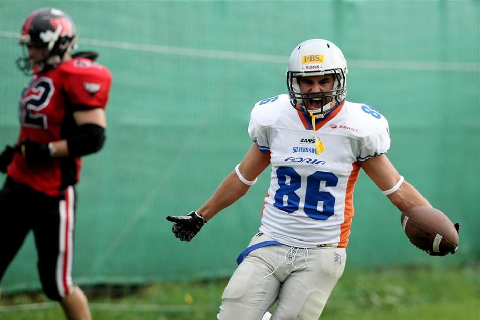 polfinale Cefl Ljubljana Silverhawks Budapest Wolves Rok Štamcar