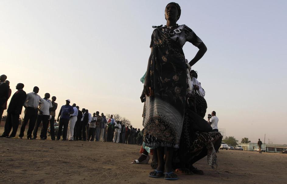 sudan volitve referendum volišče