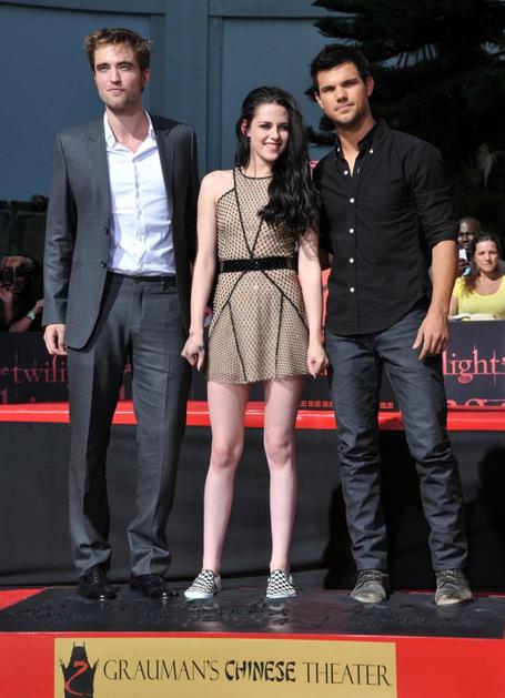 Robert Pattinson, Kristen Stewart, Taylor Lautner