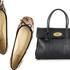 Balerinke Christian Laouboutin, 465 EUR, Torba Mulberry, 750 EUR