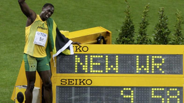 Usain Bolt je tekel najhitreje v zgodovini teka na 100 metrov.