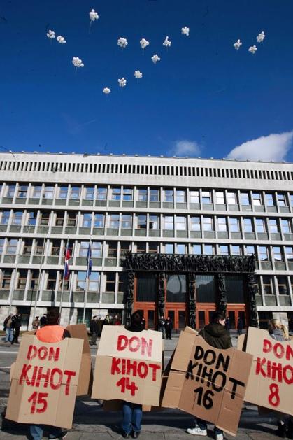 Protest Dijaške organizacije Slovenije