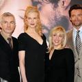 Režiser Baz Luhrmann z Nicole Kidman, Cathrine Martin in Hughom Jackmanom.