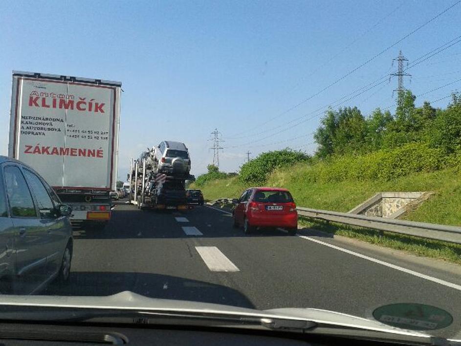 Gneča na severni ljubljanski obvoznici