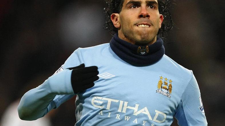 Carlosa Teveza napad Manchester Cityja zelo pogreša. (Foto: Reuters)