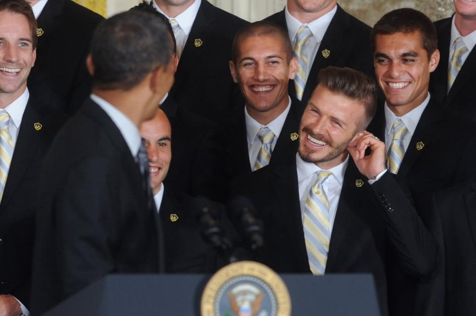 David Beckham, Barack Obama