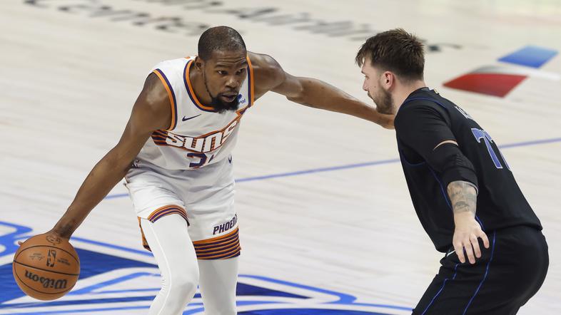 Kevin Durant in Luka Dončić