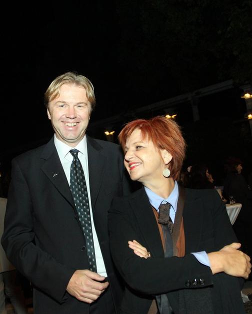 Gregor Golobič in Majda Širca