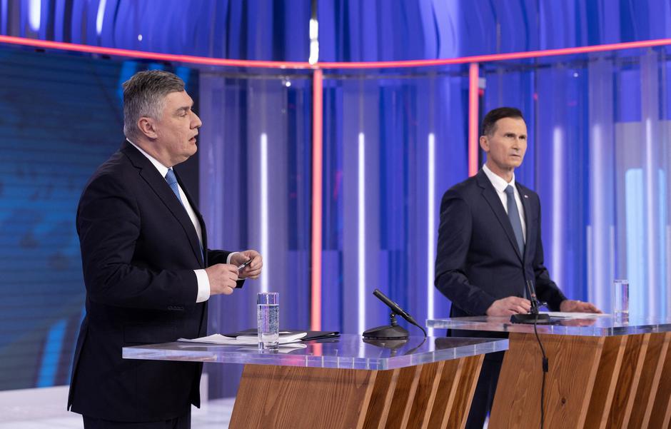 Zoran Milanović, Dragan Primorac, soočenje pred predsedniškimi volitvami na Hrvaškem | Avtor: Profimedia