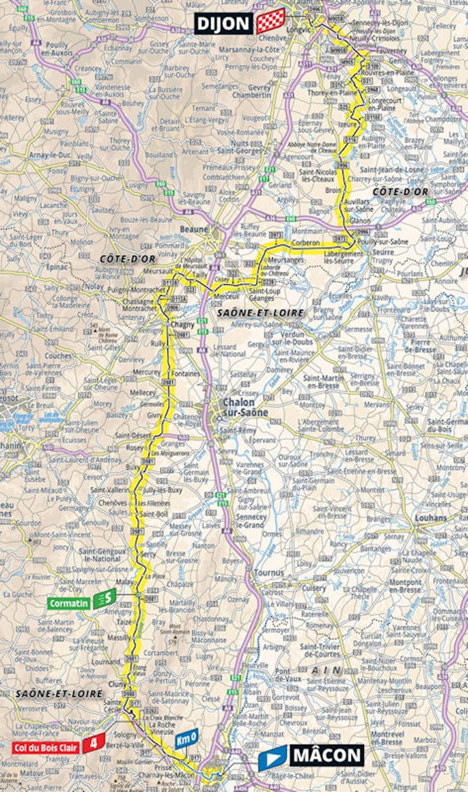 Trasa 6. etape Toura | Avtor: Cyclingstage