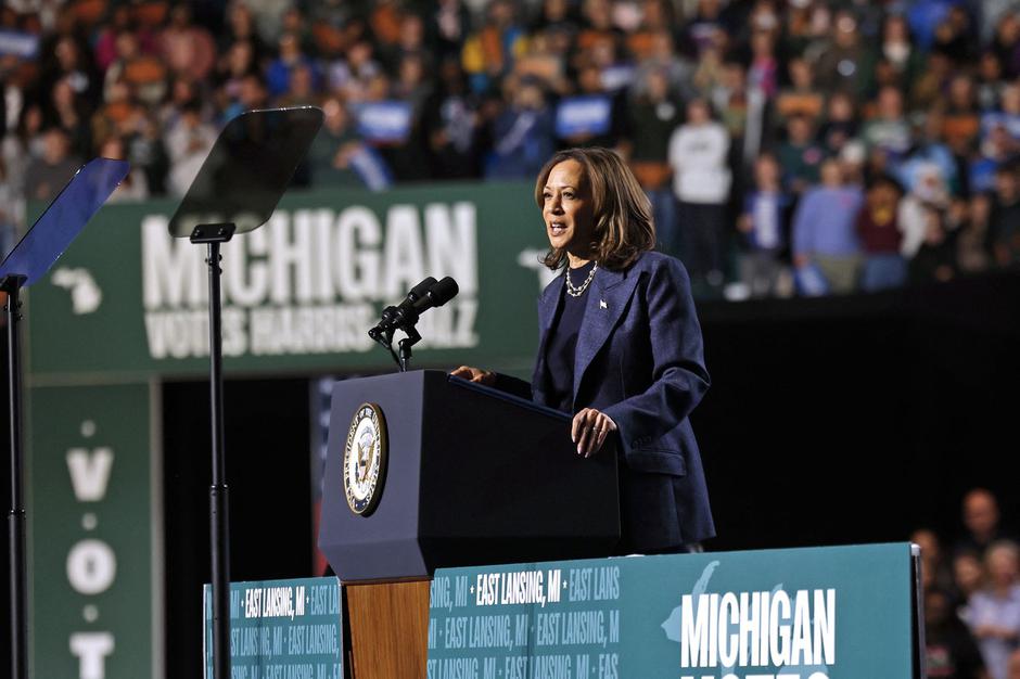 Kamala Harris na shodu v Michiganu | Avtor: Profimedia