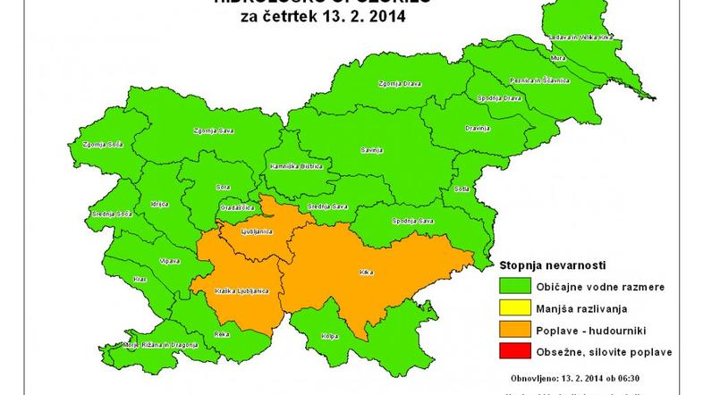 Hidrološko opozorilo