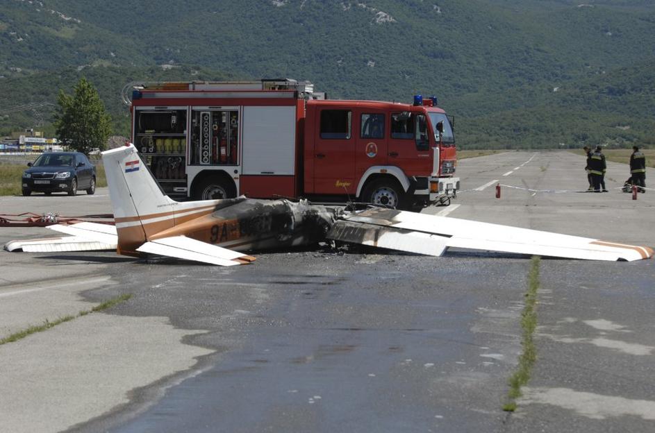 Padec Cessne na Hrvaškem