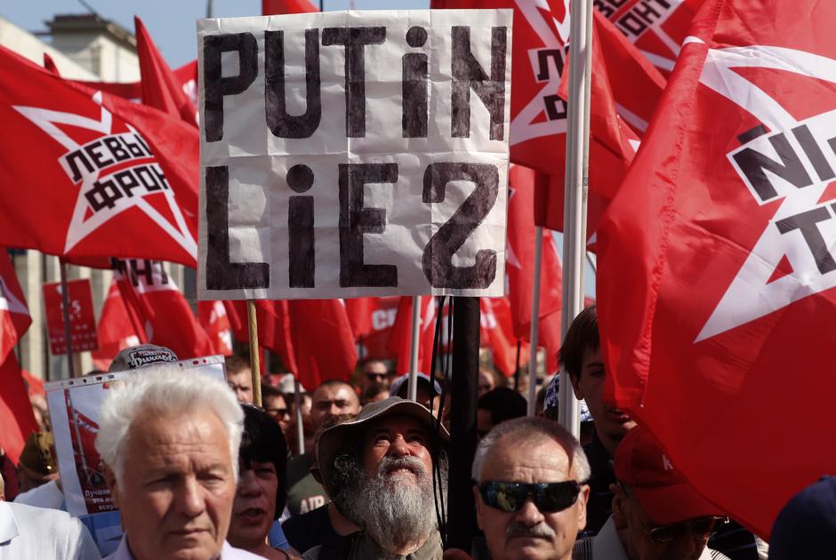 Rusija, protesti proti pokojninski reformi | Avtor: Epa