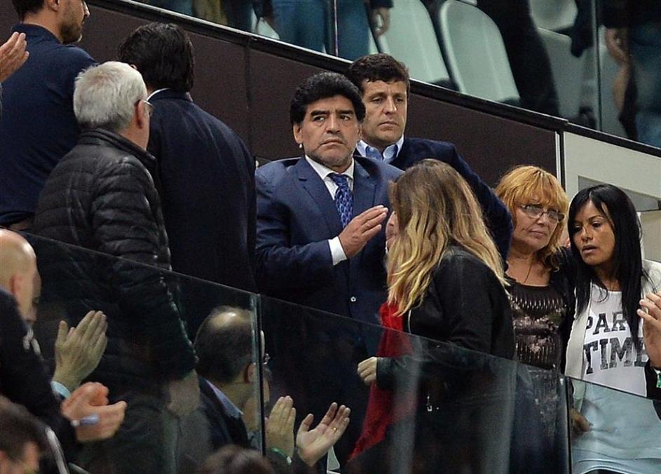 Maradona Juventus Torino Benfica Evropska liga polfinale