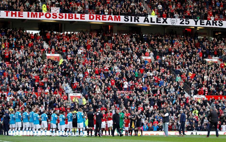 Manchester United - Sunderland, 25. obletnica Sir Alex Ferguson