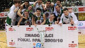 Olimpija se veseli 16. pokalnega naslova. (Foto: www.alesfevzer.com)