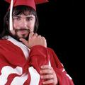 Lanny Poffo se je boril kot nadležni pametnjakovič The Genious.