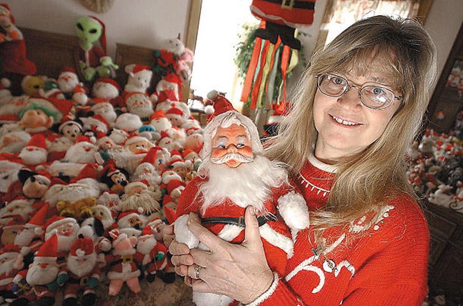 Sharon Badgley obožuje božične praznike. Njena kolekcija več kot 6 tisoč podob B