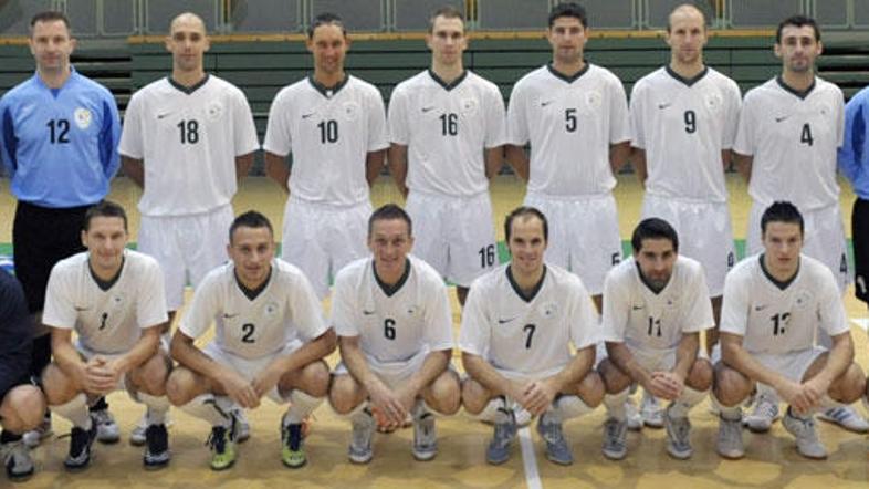 Futsal reprezentanca Slovenije je visoko ugnala Makedonce. (Foto: NZS)