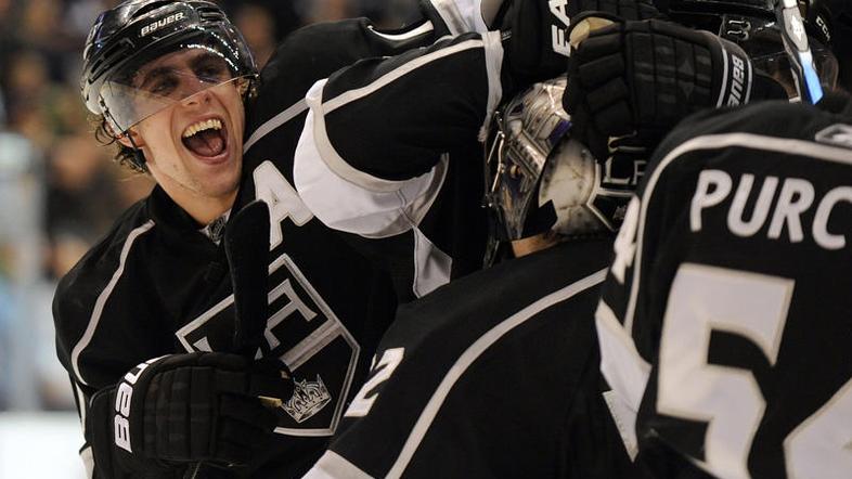 Anže Kopitar je k zmagi prispeval eno podajo. (Foto: AFP)