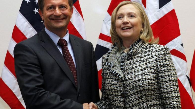 Karel Erjavec, Hillary Clinton