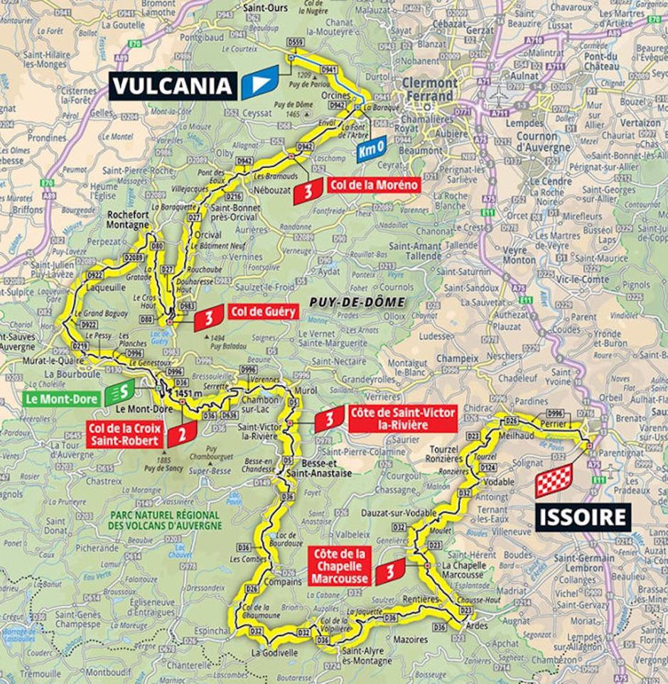 Trasa 10. etape Toura | Avtor: Cyclingstage
