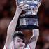 Wawrinka pokal trofeja finale OP Avstralije grand slam Melbourne pozdrav začetek