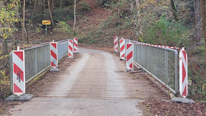 most prek Rupovščice na Ilovki