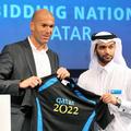 Stroškov si Zidane s posojanjem svojega obličja Katarcem ravno ni delal. (Foto: 