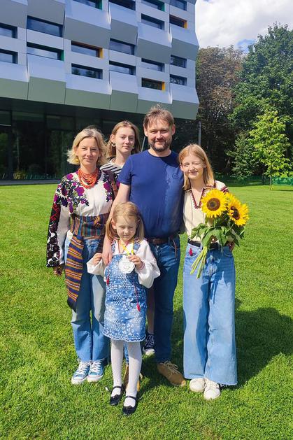 Jaroslav Bazilevič je v napadu izgubil ženo in tri hčerke, Lviv, Ukrajina